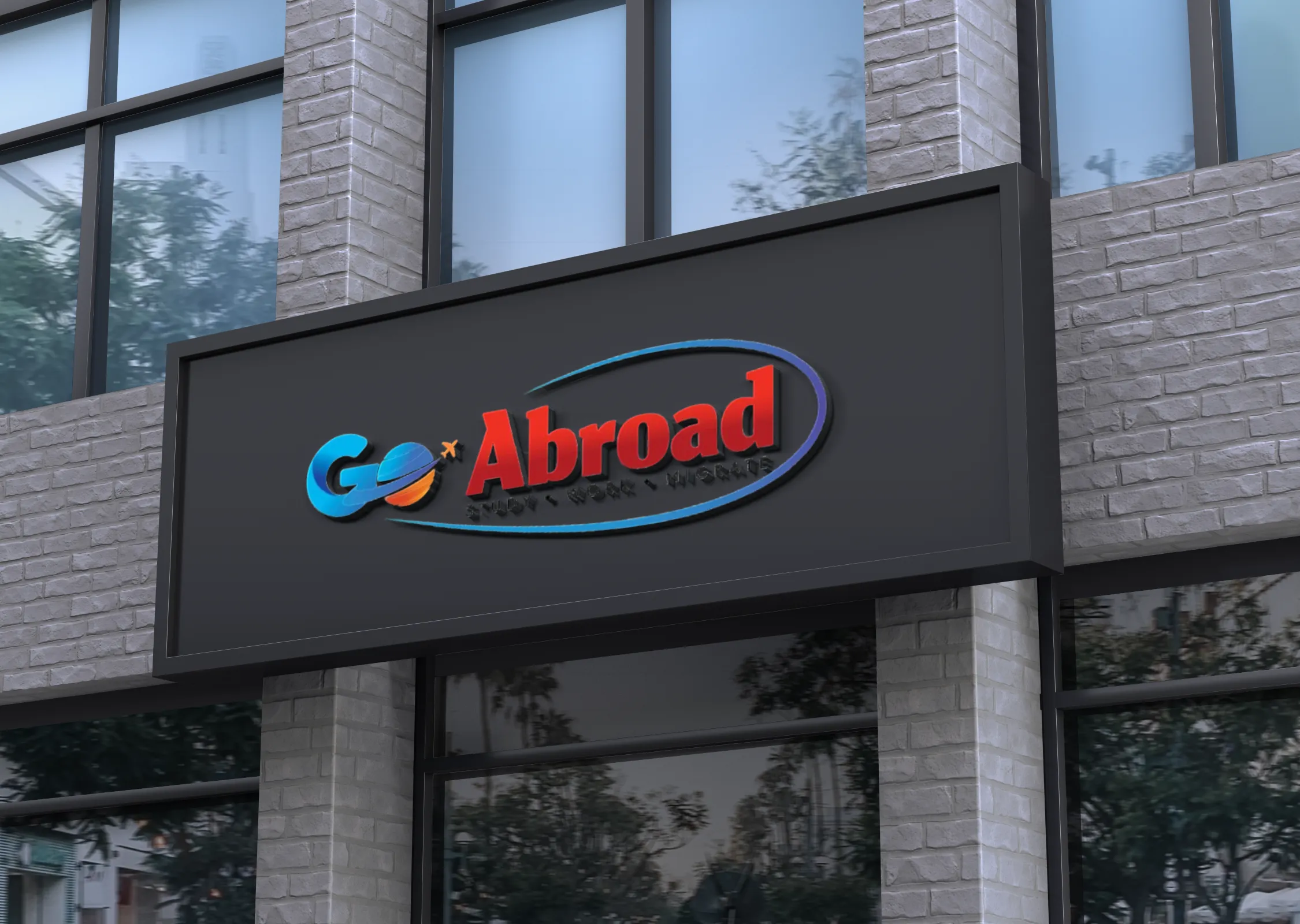 Go Abroad — Overseas Education project by Monakin Studio, UK