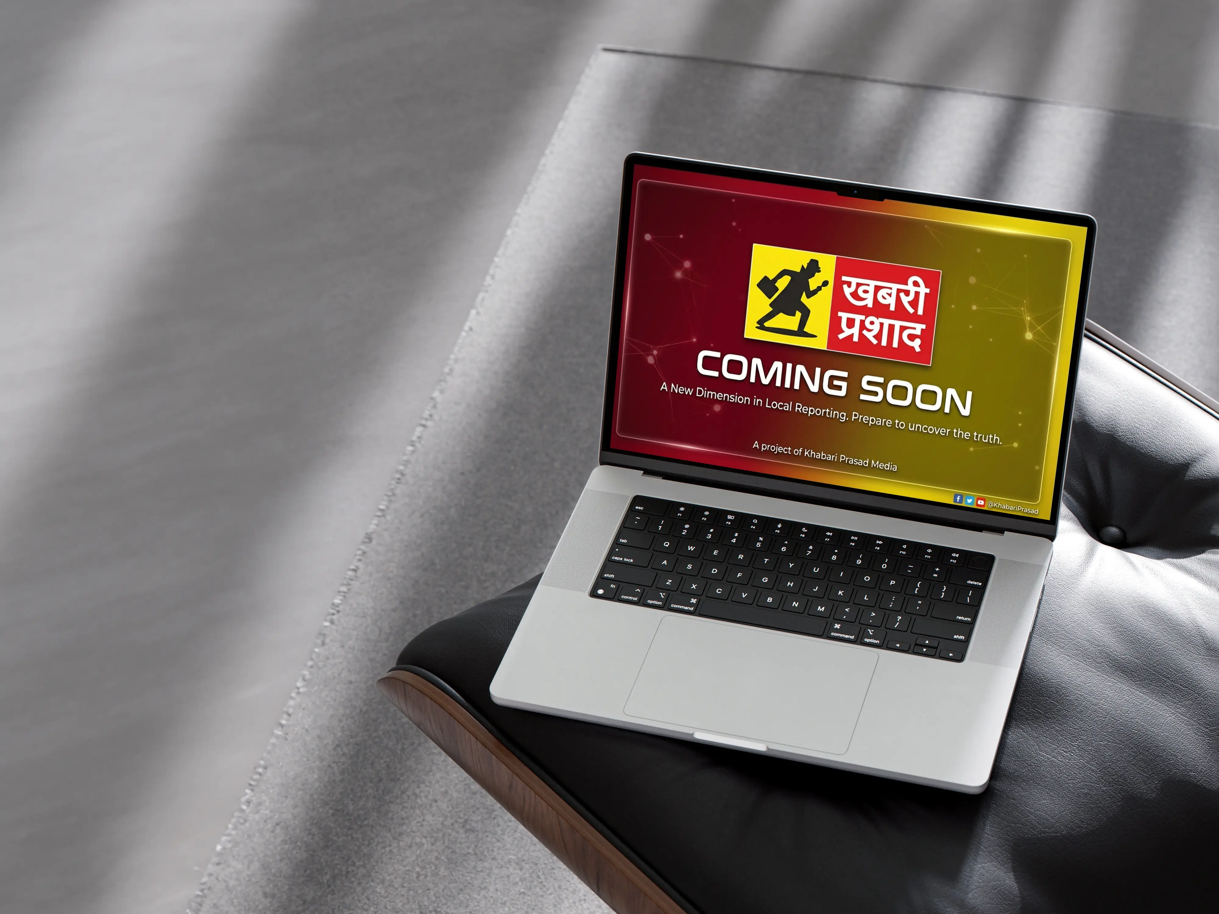 Khabari Prashad — News project by Monakin Studio, Delhi, India